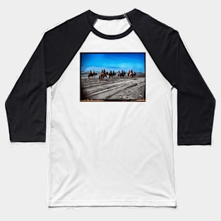 Horses on the beach Baseball T-Shirt